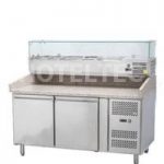 Chladiaci PIZZA stôl/800 mm/so zásobníkom na ingrediencie