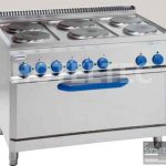 Elektrický šporák - 6 platní s MAXI rúrou PFRX105E7