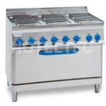 Elektrický šporák - 6 hranatých platní s MAXI rúrou PFSX105E7