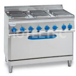 Elektrický šporák - 6 hranatých platní s ventilovanou MAXI rúrou PFSX105VE7