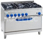 Plynový šporák - 6 horákov s MAXI elektro rúrou PFX105G7